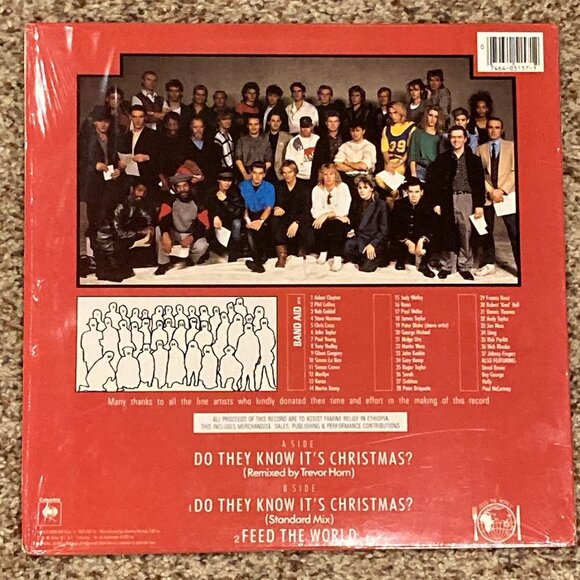 1984 Band Aid Do They Know It's Christmas 12 Inch Vinyl Record Single - Picture 3 of 9
